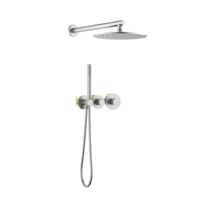 Thermostatic Complete Shower System with Rough in-Valve