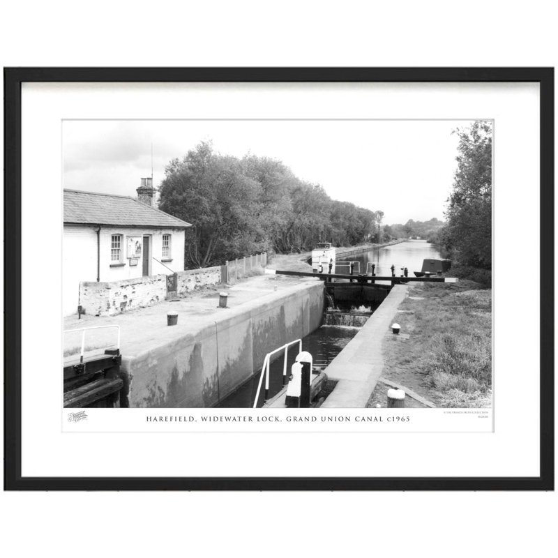 Harefield, Widewater Lock, Grand Union Canal C1965 by Francis Frith - Single Picture Frame Print, 28cm H x 36cm W x 2.3cm D