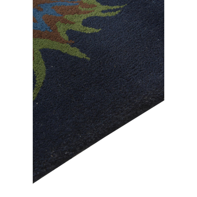 Tapis bleu marine 8 pi Carris Parris