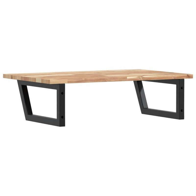 Arsheen 60cm Solid Wood Bathroom Vanity Top, Acacia/Black