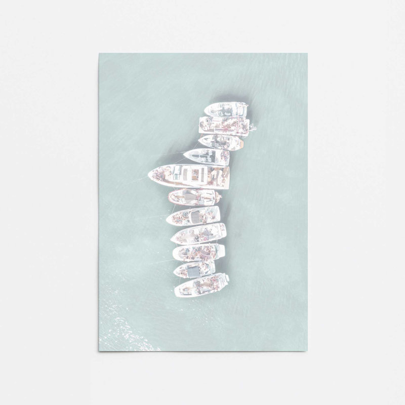 «Floating Tranquility Rolled Print», sans cadre, Papier, H 20 po x l 16 po x P 0,1 po