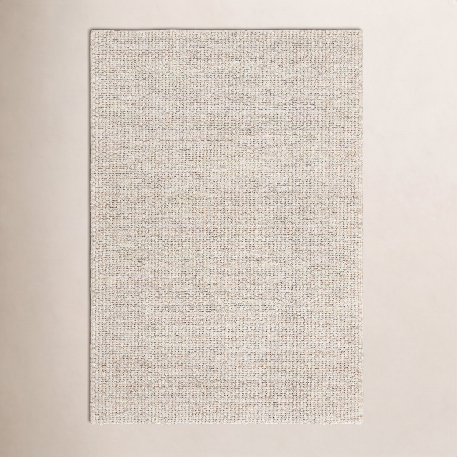 Hero Ivory Hand-Woven Flatweave Rug, Rectangle 12' x 15'