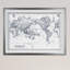 « rétro world map iv blue outline », impression-1423417338-1423417332