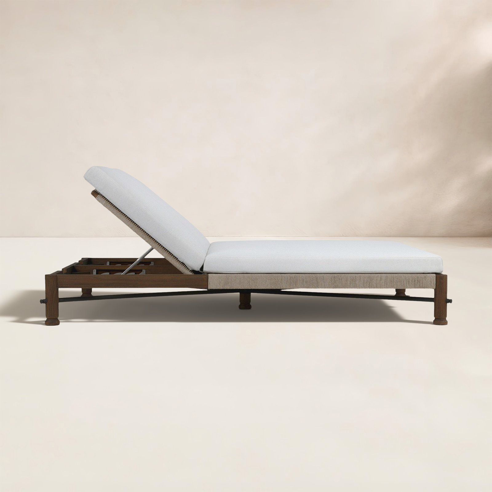 Finnegan Outdoor Double Chaise, Alessi Linen