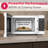Frigidaire 0.9 Cu. Ft. Countertop Microwave Oven, 900 Watt Microwave with 10 Power Levels, White-116797209