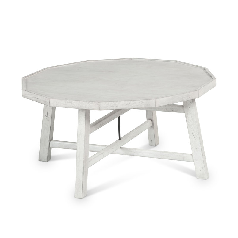 Table basse Sconset, Blanc patiné