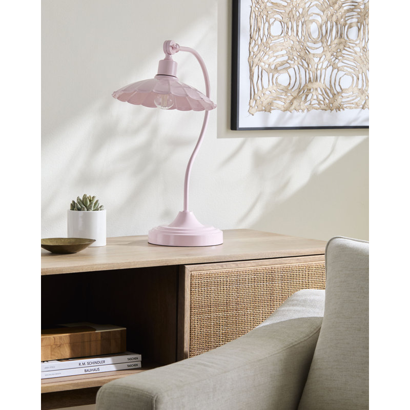 Lampe de table Pavona, Rose, Rose