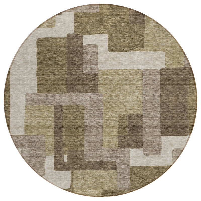 Tapis intérieur / extérieur Neysa, Round 8'