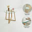 Nero Round Glass Top Metal Base Dining Table-203126019-184251582