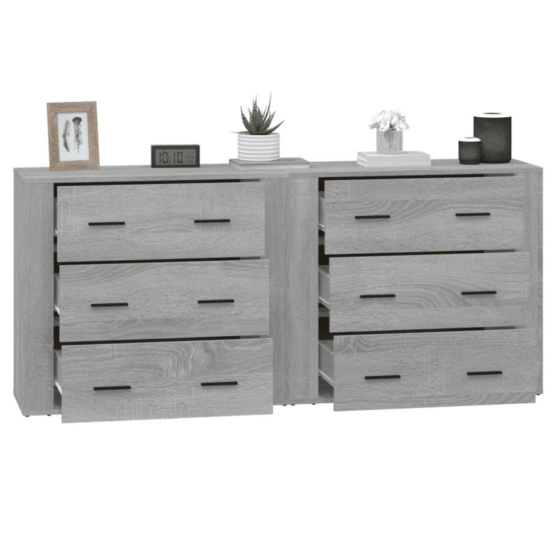 Lauritz Display Cabinet, Grey Sonoma