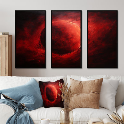 Ensemble de salon Garnet Moon Glow Magic - Moon Wall Art