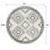 Amir Moroccan Beni Souk Cream/Black Rug