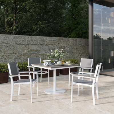 Travira 4 - Person Patio Dining Set with Square Table