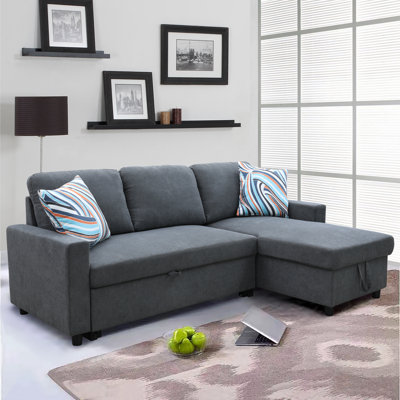 Elwell Upholstered L-Shaped Sectional Reversible