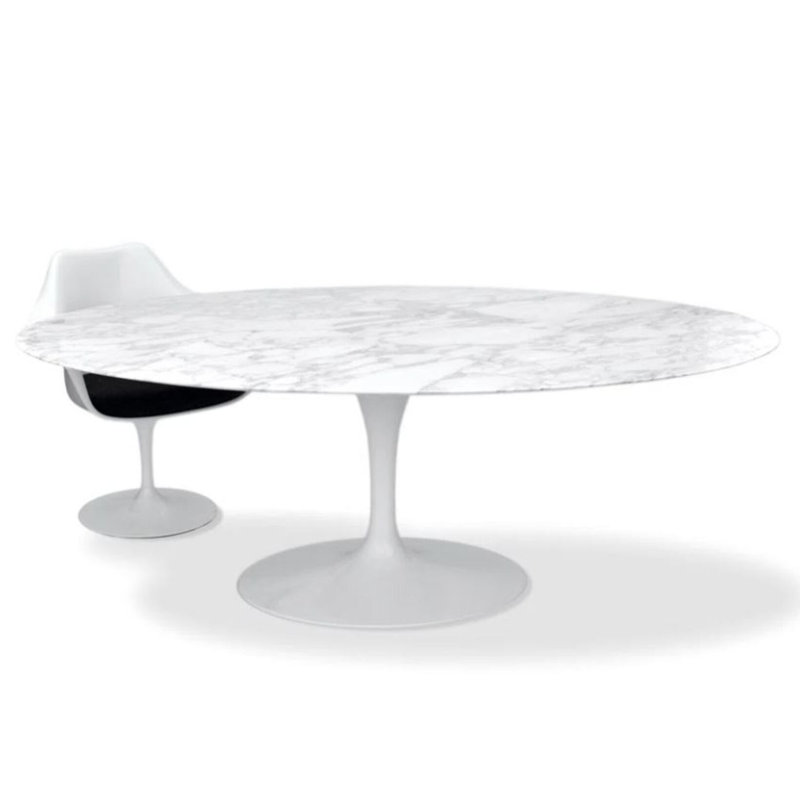 Table de salle à manger Oval, H 29 po x L 67 po x l 35,5 po