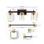 Ensemble de 5 lumières pour meuble-lavabo industriel de ferme avec quincaillerie de salle de bain 23,25 po Liam-838455103