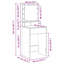 Dressing Table with Mirror