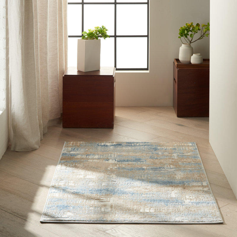 Southwestern Indoor / Outdoor Rug, Rectangle 3'2" x 5'
