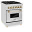 ZLINE Autograph 24" Legacy Dual Fuel Range w/ 4 Burners-2135582006