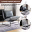 Chaise d'appoint capitonnée Neolani