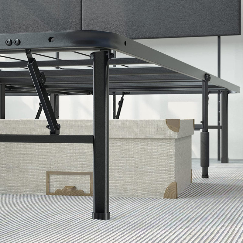 Francella Upholstered Metal Platform Bed, Queen