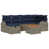 Coussin bleu marine / structure grise est en rupture de stock