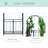 Kaymi 80.88'' H x 44.88'' W Metal Arched Trellis