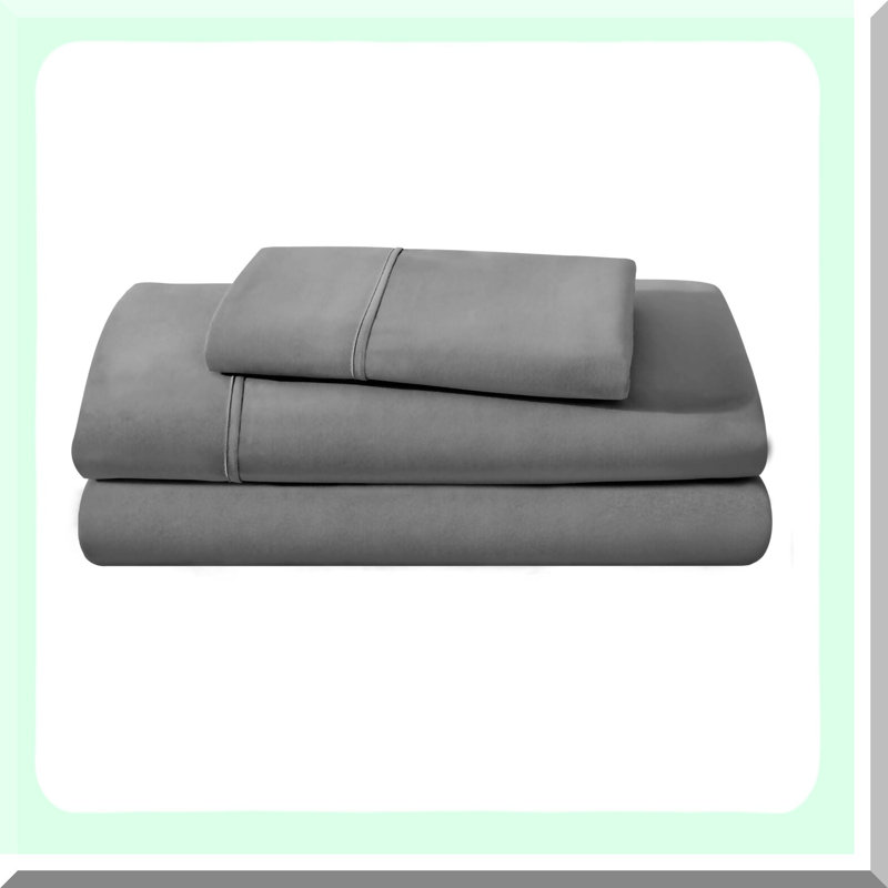BreathableSoft Microfiber Sheet Set - Deep Pocket - Grey - Luxurious Bedding for Comfort and Style, Twin XL Sheet Set