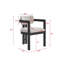 Chaise de salle à manger rembourrée 1 pièce Modern-807490500