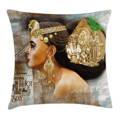 Egyptian Queen Cleopatra Jewels Pillow Cover -  Ambesonne, min_32713_16X16