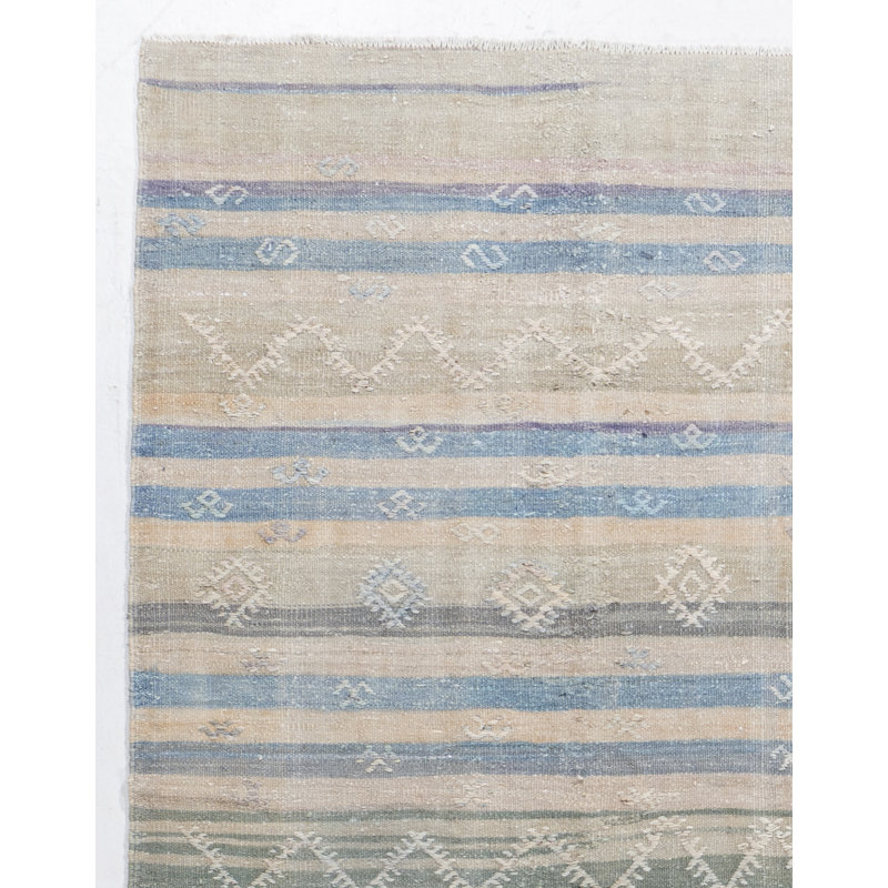 One-of-a-Kind 6'6 X 10'11 Flatweave Area Rug