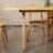 Burlywood Rectangular Solid Wood Dining Table-1725698743