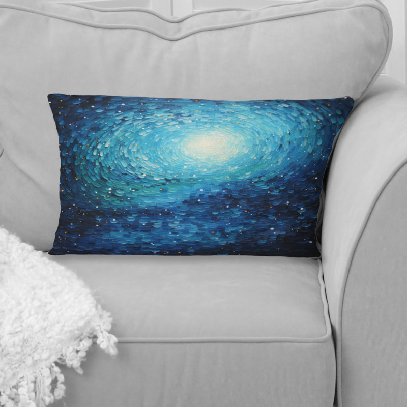 Coussin Pointillism River Majestic - River Mountain