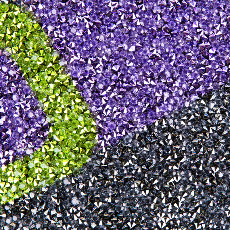 Witch Hat Shaped Rhinestone Pillow