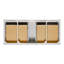   Base de meuble-lavabo mural simple de 48 po West en blanc chaud West-125821756