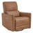 Santo 33" Genuine Leather Swivel Power Recliner-121439194