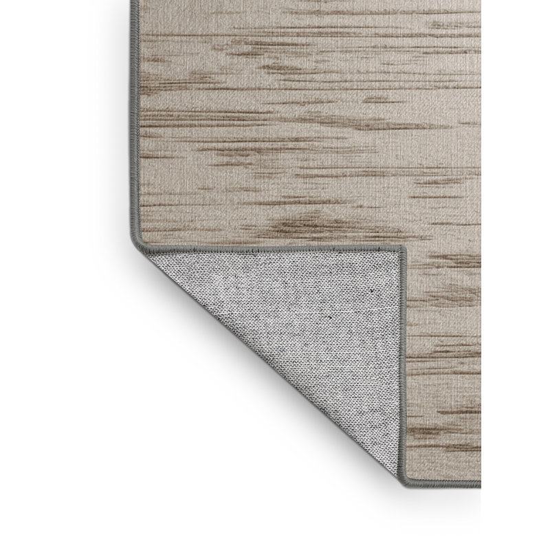 Tapis abstrait gris lavable à la machine, Rectangulaire 3 pi x 5 pi