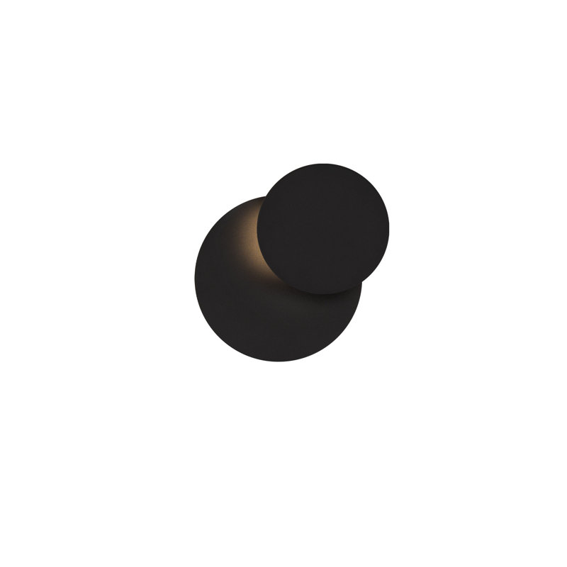 Moonglow LED Wall Sconce, Black, 2700