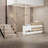 87.2'' W Rectangular Reception Desk With Draw And Keyboard Tray
