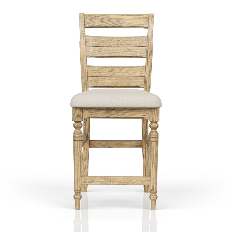 Tabouret de comptoir échelle Ladder - finition caramel