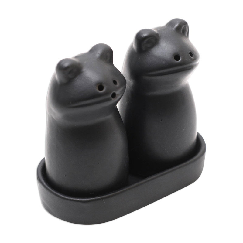Ensemble salière et poivrière Nahje, Noir