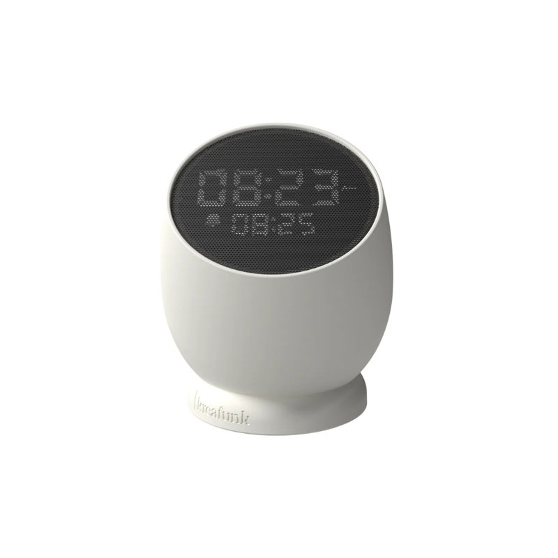 Digital Mechanical Alarm Tabletop Clock, White