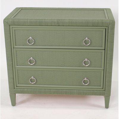 Warwick 3-Drawer Wicker Chest