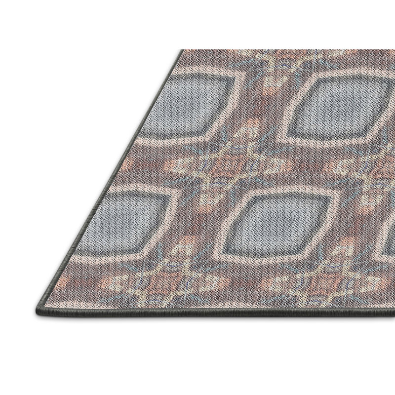 Geometric Indoor Rug, Rectangle 8' x 10'