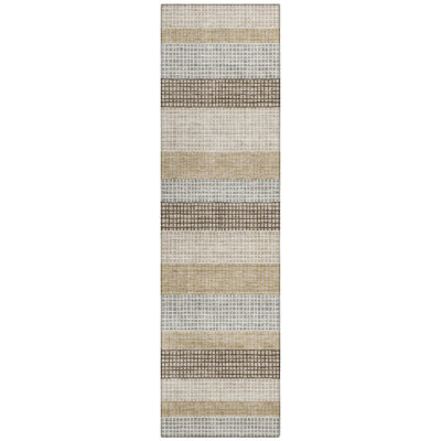 Machine Washable Indoor/Outdoor Xhevrie Beige Rug