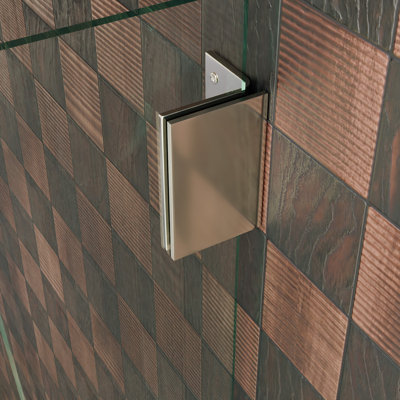 3-1/2" Height Wall Mount Bracket Polished Nickel Finish