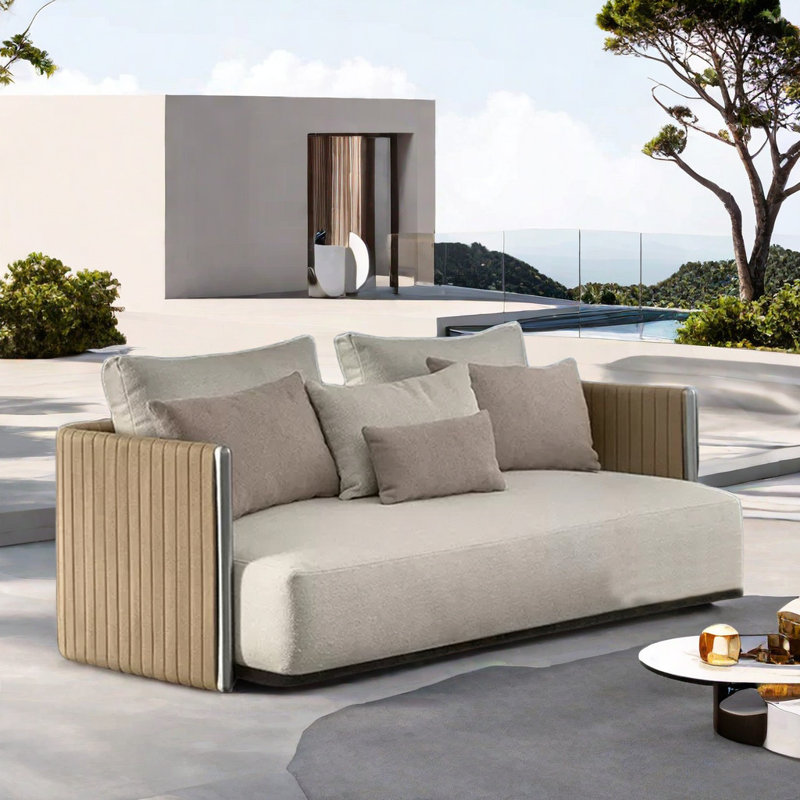 Ruediger 69.69'' Wide Rectangle Loveseat with Cushions