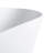 65 Inch Solid Surface Freestanding Bathtub With Contemporary Design, Matte Finish For Medium - Sized Family Bathrooms Oval Bathtub, Modern Style, Small To Bathroom Spaces