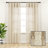 Reyna Cotton Semi Sheer Curtain Single Panel-1164048157