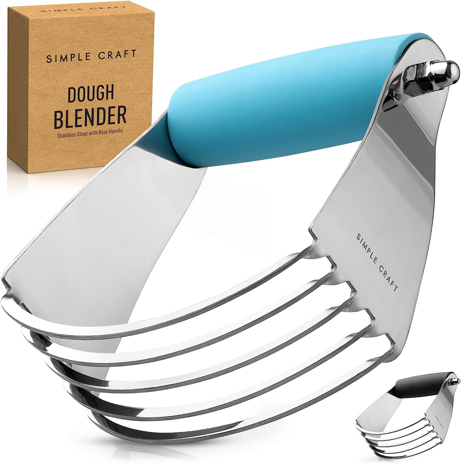 Zulay Kitchen Multi-purpose Stainless Steel Bench Scraper